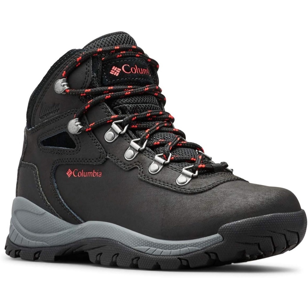 Columbia Black Hiking Boots with Red Accents, regular width, NEW, unworn
